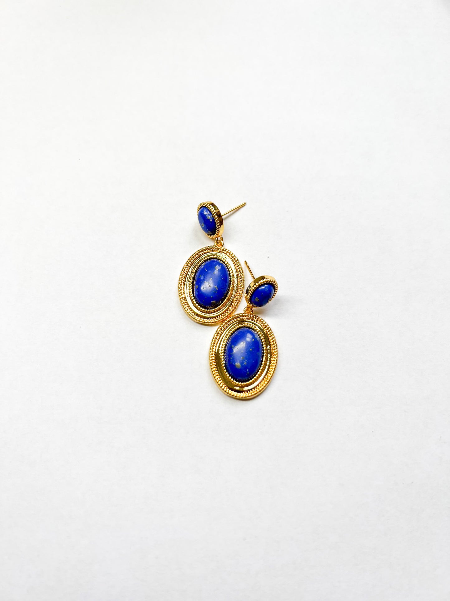 Blue Cleopatra Studs