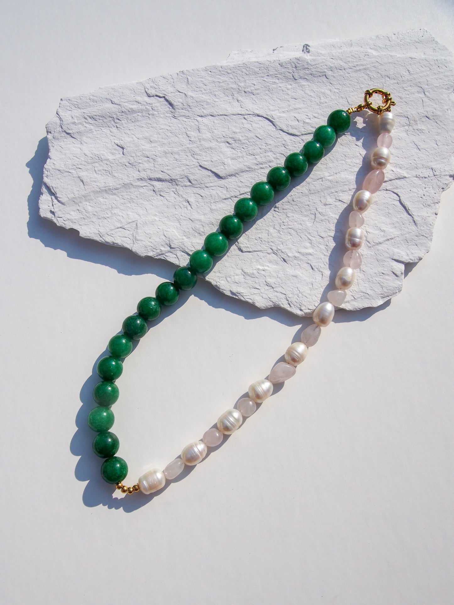 Ruba Jade & Pearl Necklace