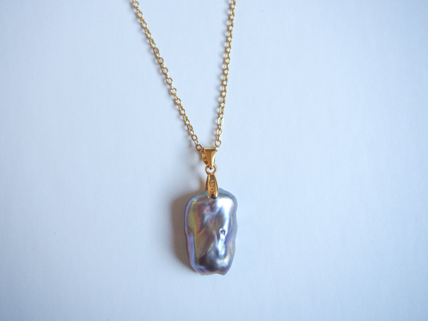 Selkie Baroque Pearl Pendant Necklace