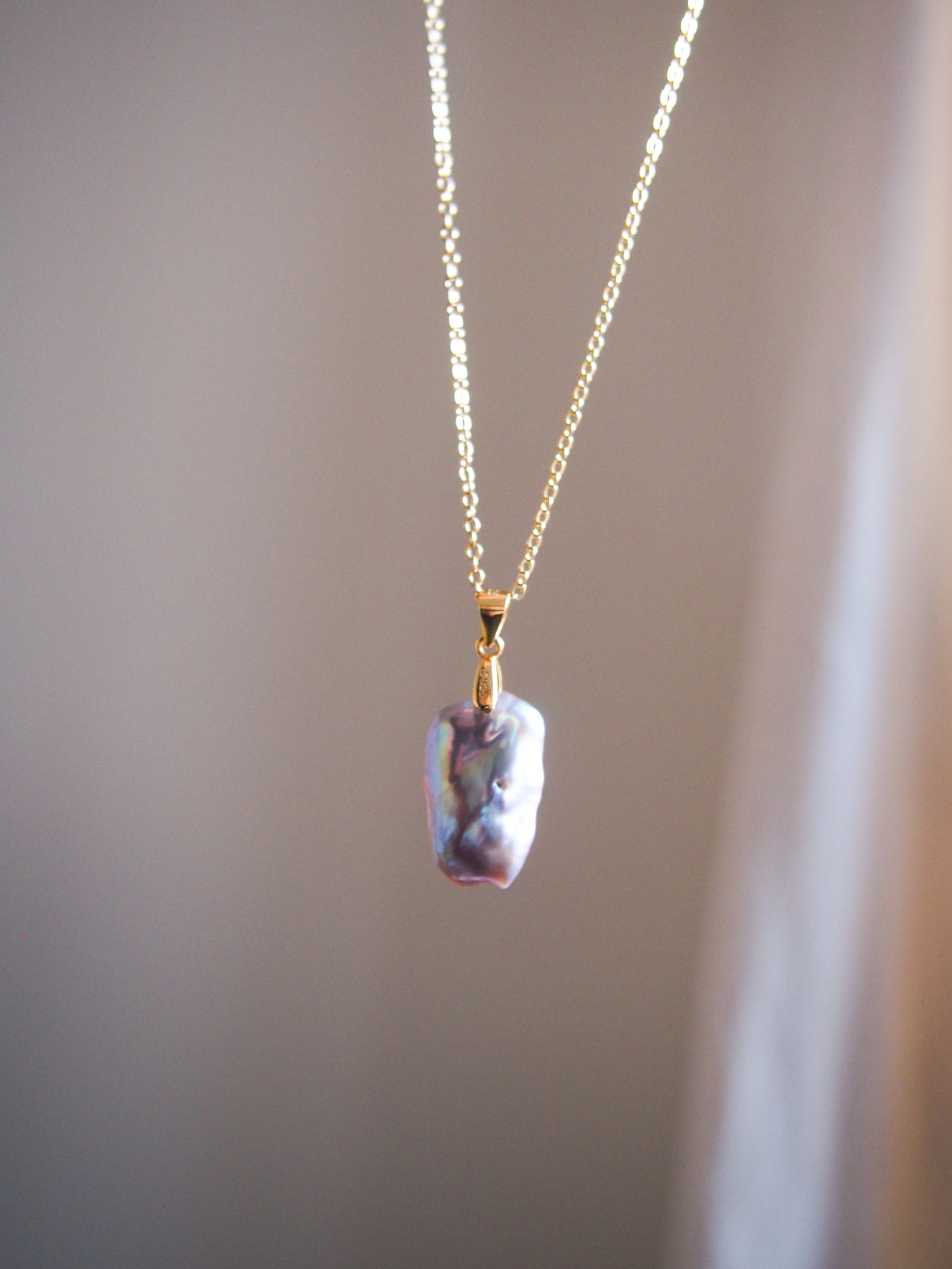 Selkie Baroque Pearl Pendant Necklace