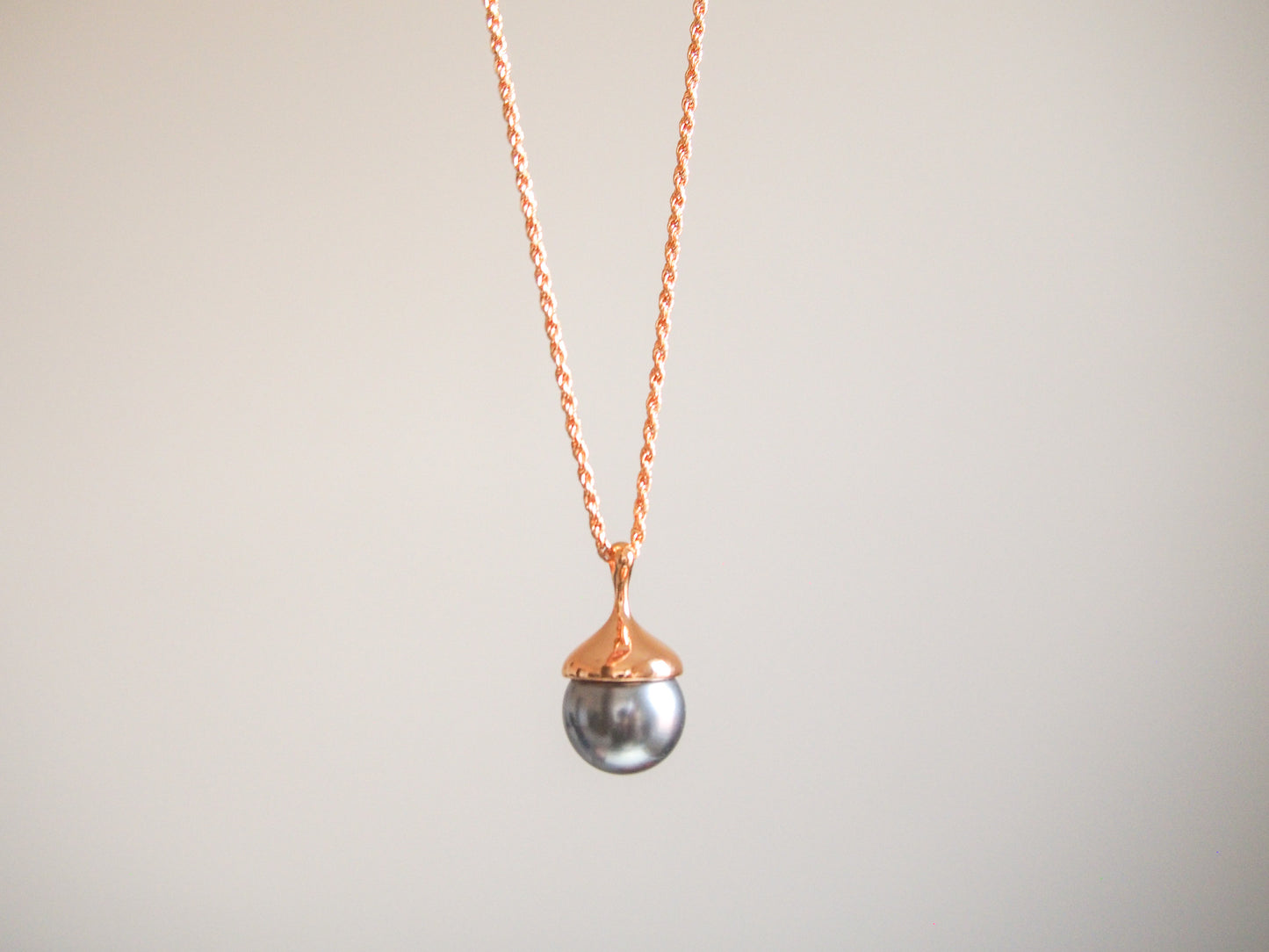 Diego Pine Cone Pearl Pendant