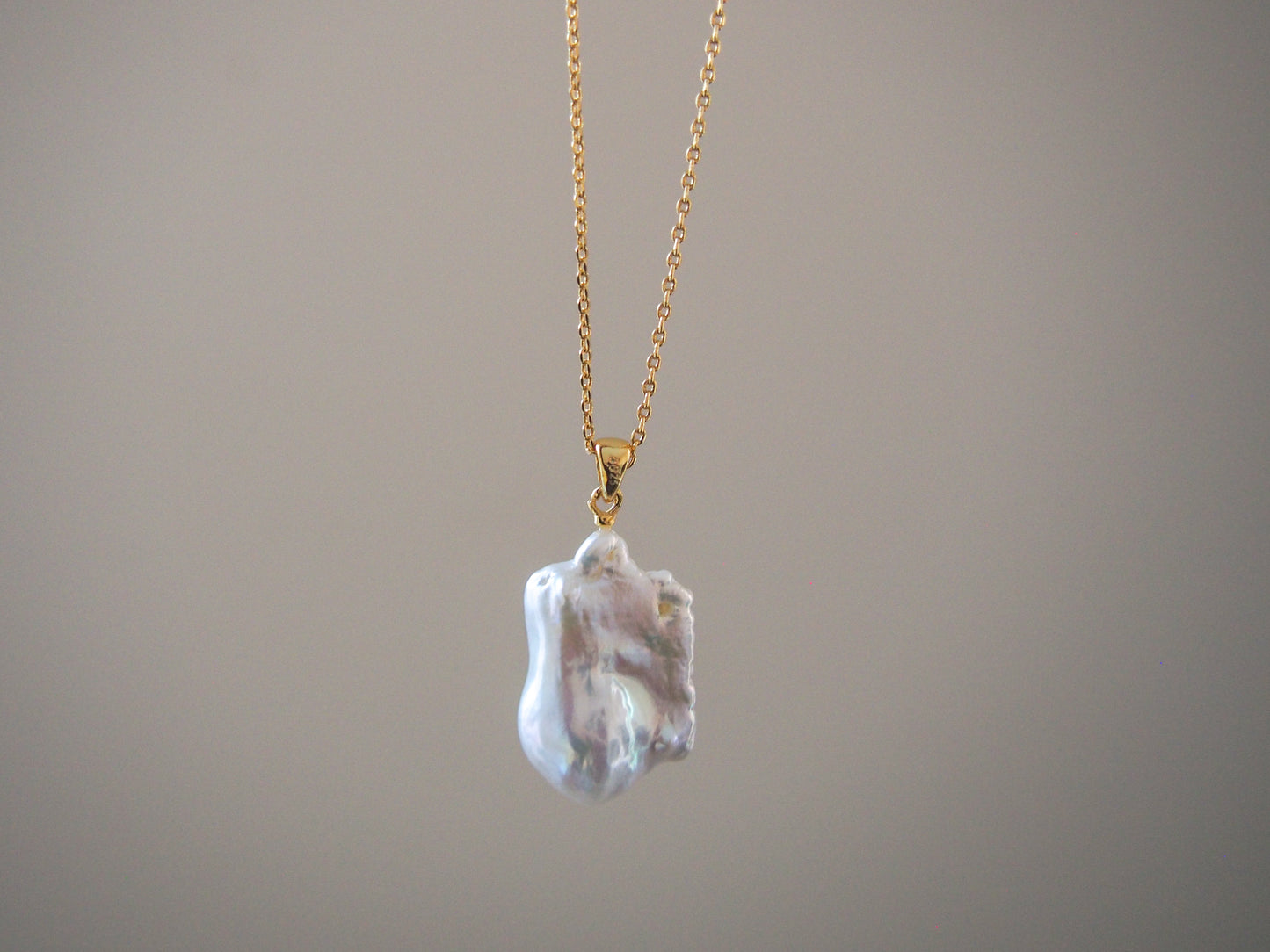 Thalassa White Baroque Pearl Pendant