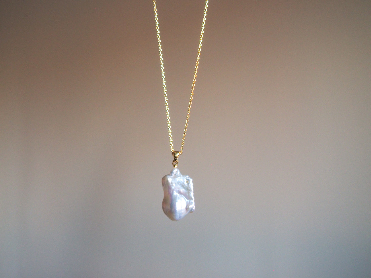 Thalassa White Baroque Pearl Pendant