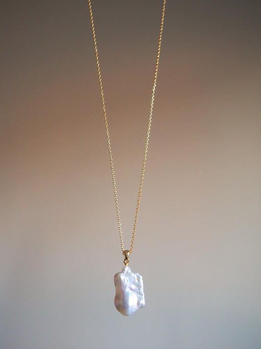 Thalassa White Baroque Pearl Pendant