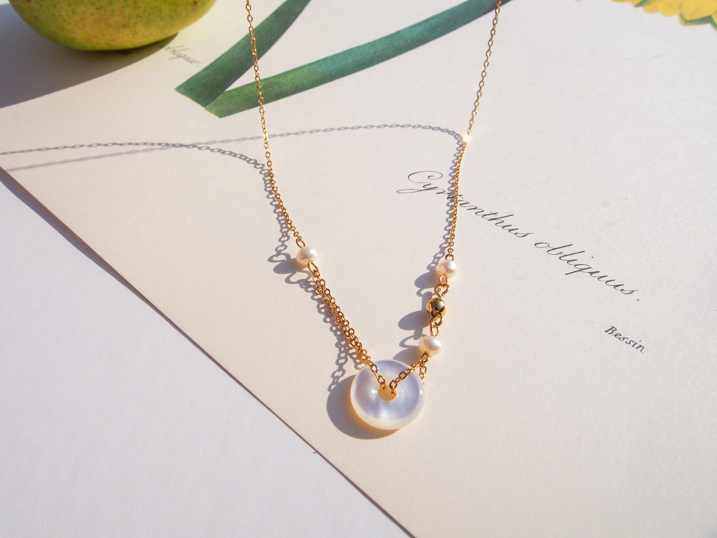 Nadia Jade Ring Necklace